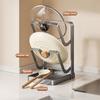 Yousheng Countertop Pot Lid Holder While Cooking Kitchen Pot Lid Organizer with Spoon Rest Carbon Steel Pan Lid Storage Rack with Drip Tray for Pot