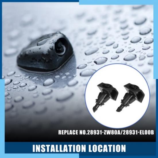 Car Front Windshield Washer Nozzles 28931ZW80A For Nissan Versa 1.6L 2011-2014