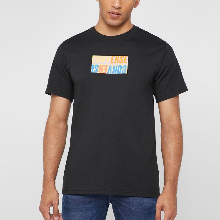 Converse Reverse Box Tee Asia Sizing 'Black' Men's 10008541-A05