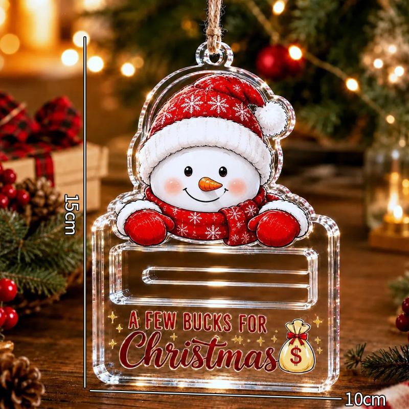 Christmas Cash Boxes Ornament Christmas Tree Money Holder Hanging Pendants Christmas New Year Money Gift Boxes Decorations
