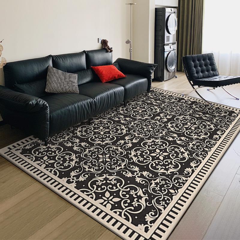 

Ковер для спальни в этническом стиле, персидско-американские ретро-ковры, большая площадь, украшения для гостиной, коврики для гардероба, ковер для гостиной, моющийся 80*120cm