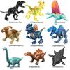 9Pcs Jurassic World Park Dinosaur Building Blocks Figure Kid Toys Gift Set