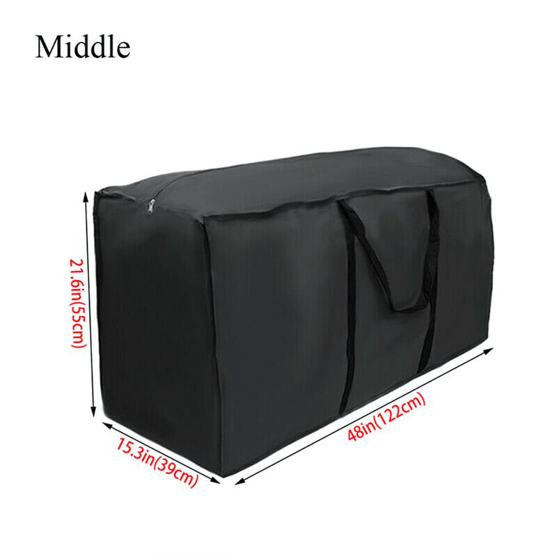 Outdoor Furnitures Storage Bag Oxford Cloth Waterproof Black Garden Furniture Covers Multifunctions Christmas Tree Organizer