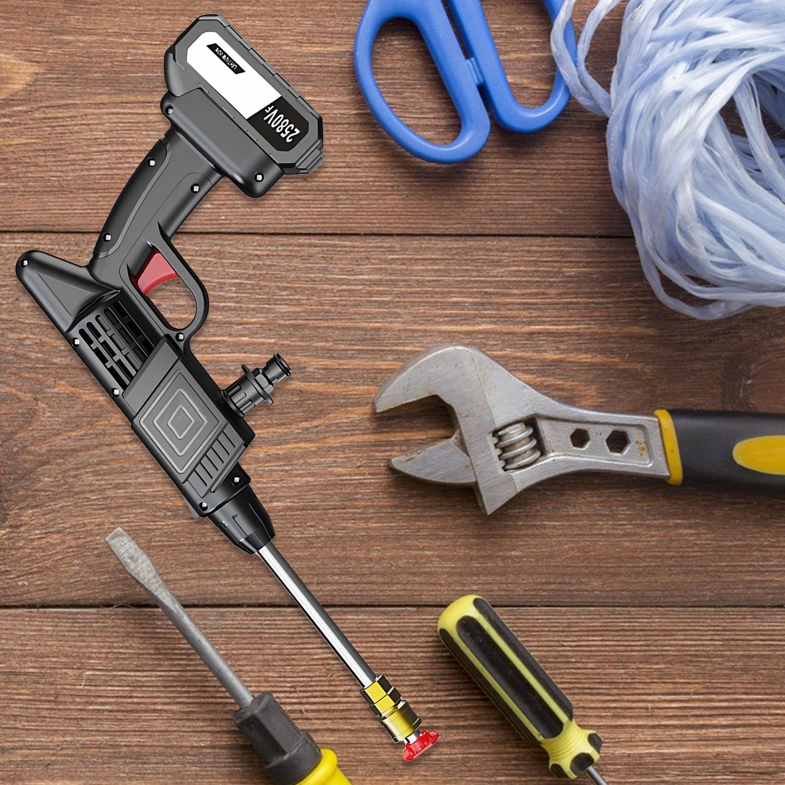 

Portable Pressure Washer Portable Power Cleaner Adjustable Spray Cleaning Tool with Accessories for Home Outdoor Lawn Yard Car CN