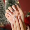 European & American Christmas Press-On False Nails Set