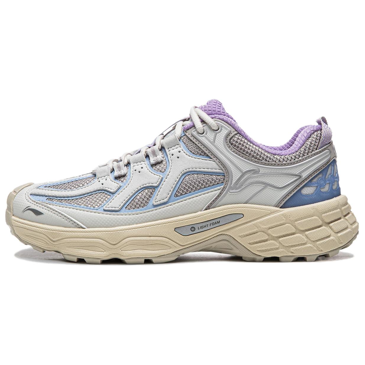 

Li Ning Outdoor CF Tracing, Forest Shadow Abrasion Resistant Rebound Low top Hiking Shoes Women s Gray AHTW030-2 36