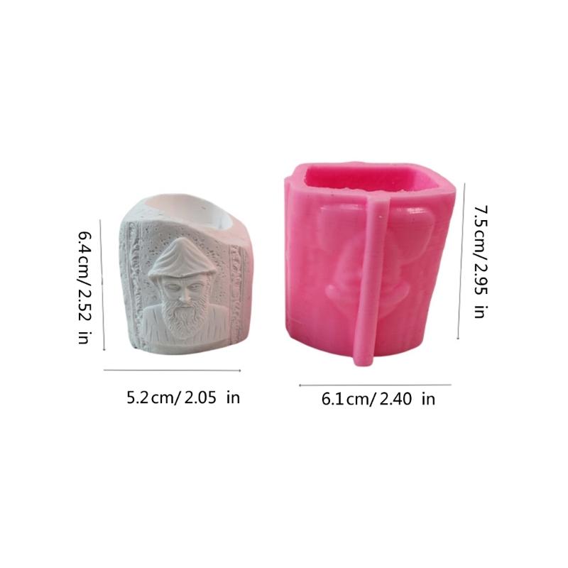 Wall Mounted Jesuses Candlesticks Silicone Molds Resin Moulds Religious Molds