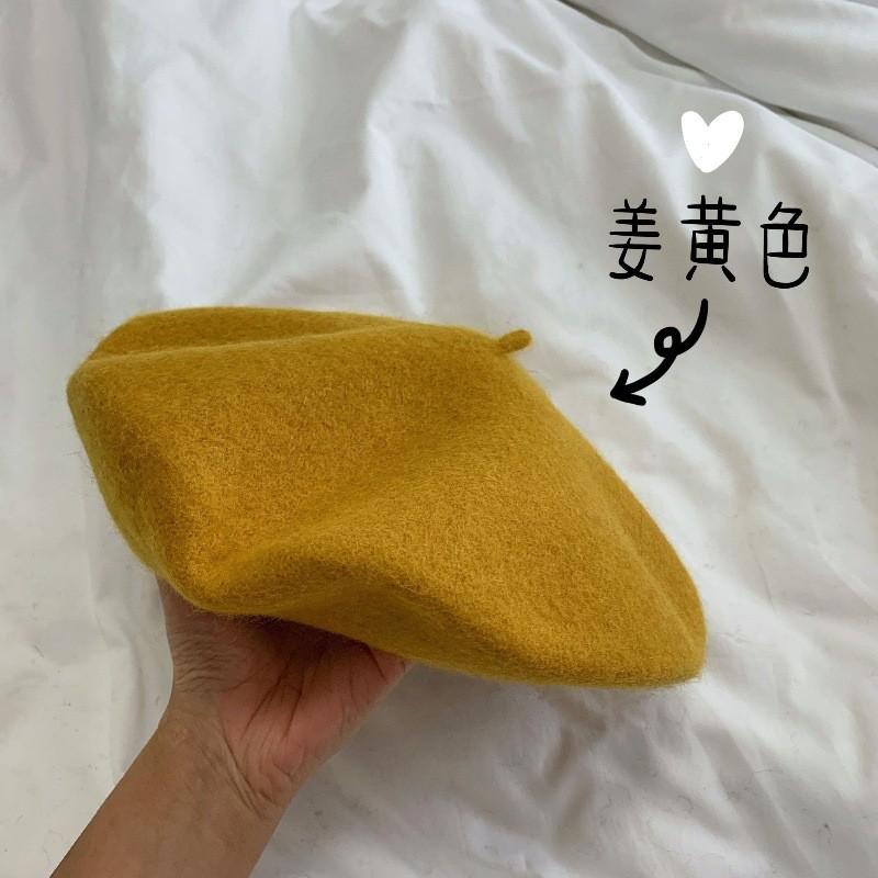 Korean Vintage Cotton Beret Hat With Breathable Design For Women Summer Style