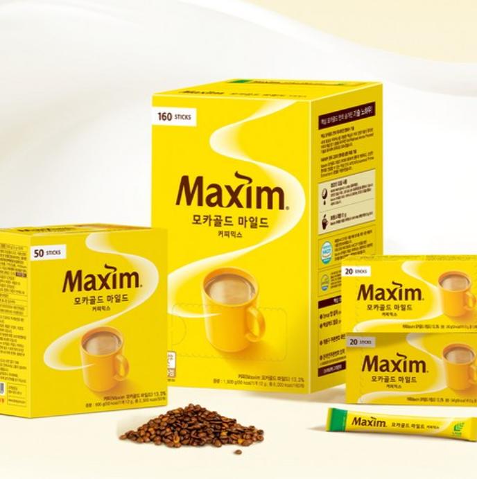 Maxim Mocha Gold Mild Coffee Mix 20 Sticks / 50 Sticks
