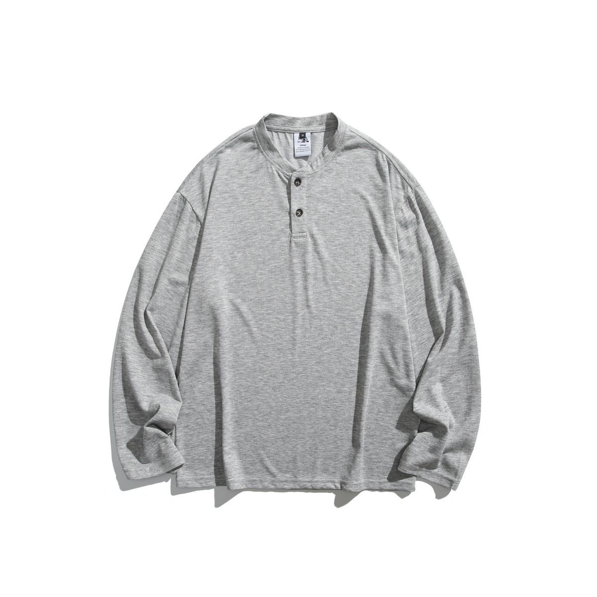 RUIIENRS x UNDREST 2025 Autumn American Versatile Stand Collar Hoodie URWY57 XL серый