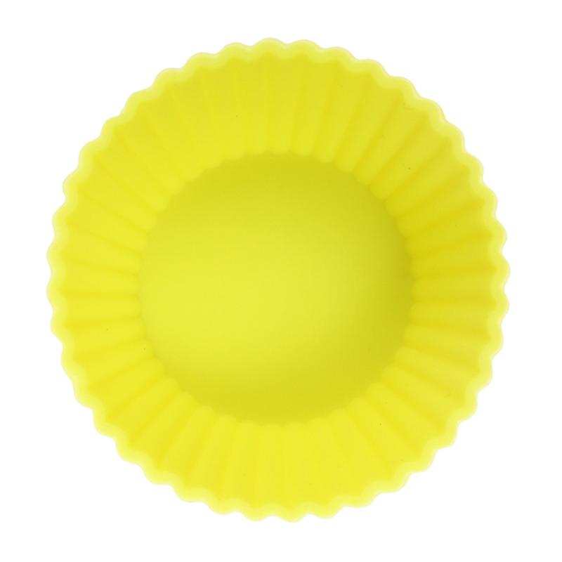 Set of 12 Pieces(1 Dozen) 3cm Mini Muffin Cup Round Silicone Cake Baking Molds Cupcake Pan