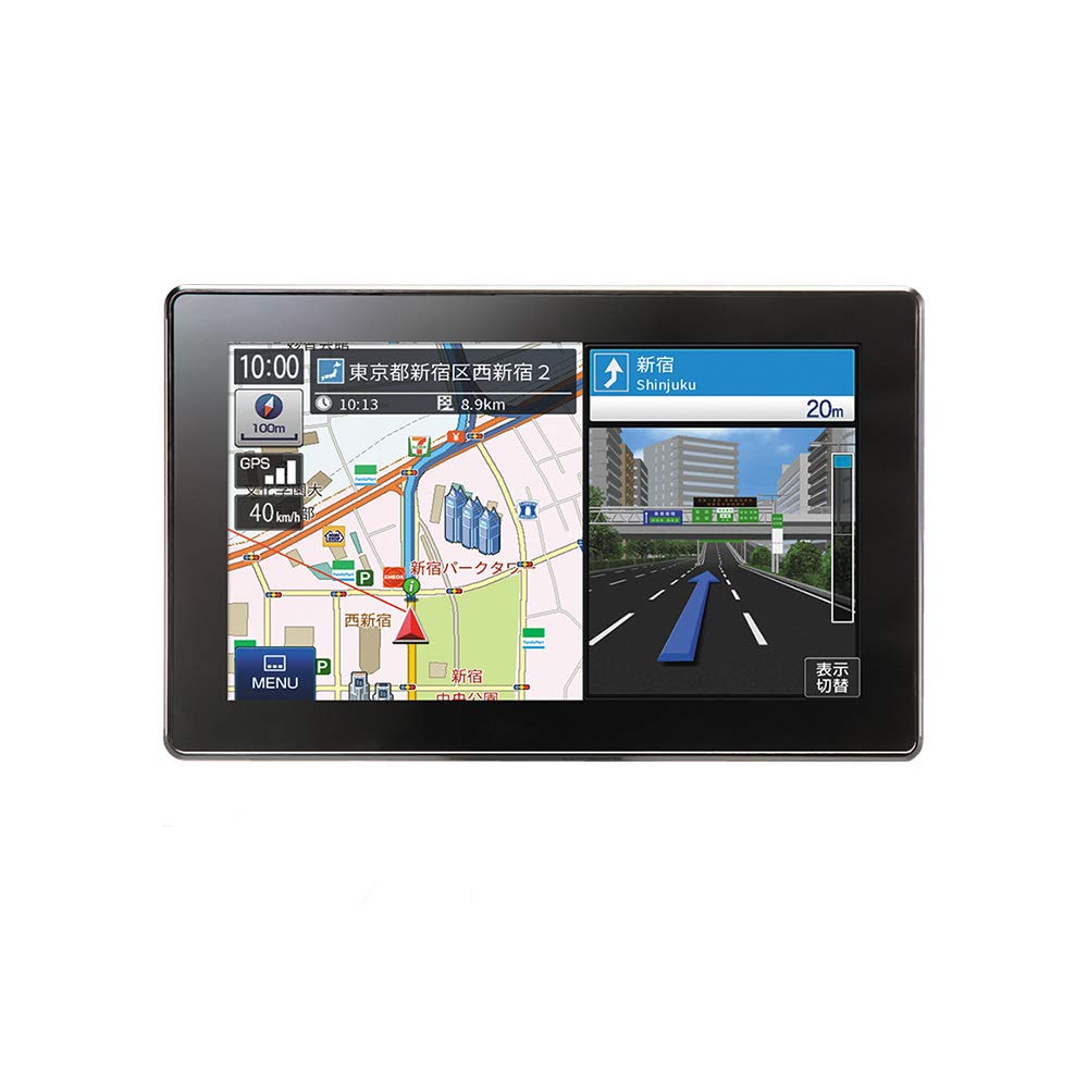 Yupiteru YPF7550ML Portable Navigation Spring 2019 Map Accidental Traffic Violation Voice Guidance in 4 Languages Full-Seg 7-inch System, Edition,