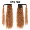 Synthetic Long Curly Clip In Hair Extensions Ponytail Hair Wig Heat-Resistant Curly Pony Tail Wig For Women