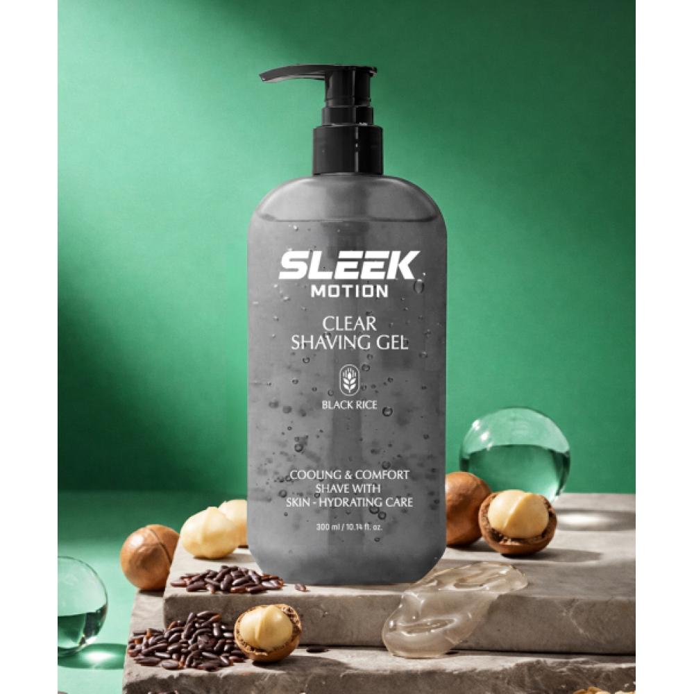 Sleek Sleek Motion Clear Shaving Gel Black Rice 300mm NONE
