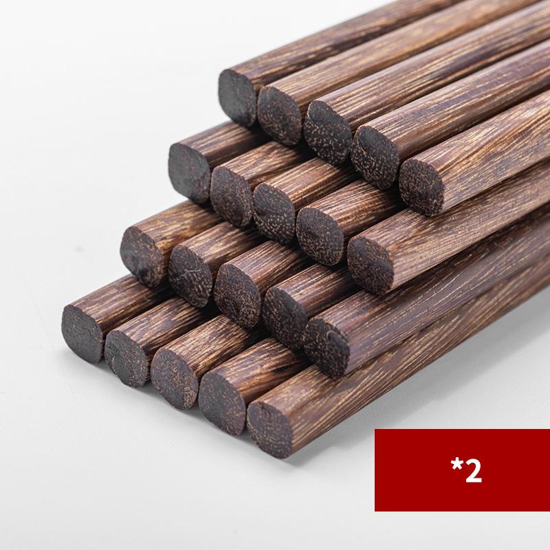 Chinese Chopsticks Reusable Japanese Sushi Chopsticks Household Healthy Chicken-wing Wood Tableware Chopsticks set