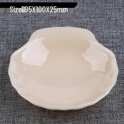 Gelbe muschelförmige Tisch-Seifenschale