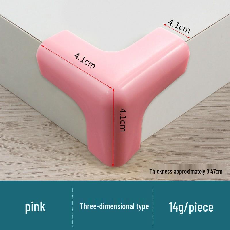 Silicone Soft Anti-Collision Corner Protector for Glass Tables - Thickened T-Shaped Right Angle Cover for Children