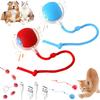 Durable Interactive Cat Toys for Indoor Cats, Rolling Ball Toy Compatible with Smart Automatic Chase Systems