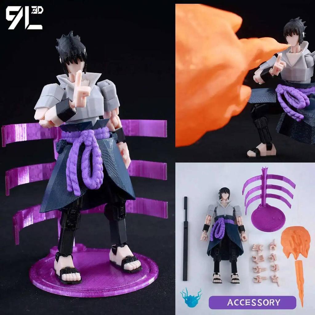 9L 3D Jujutsu Kaisen Figure Titan 13 Anime Gojo Black Outfit Model Lucky 13 Model Dummy 13 Anime Multi-Jointed Poseable Toys