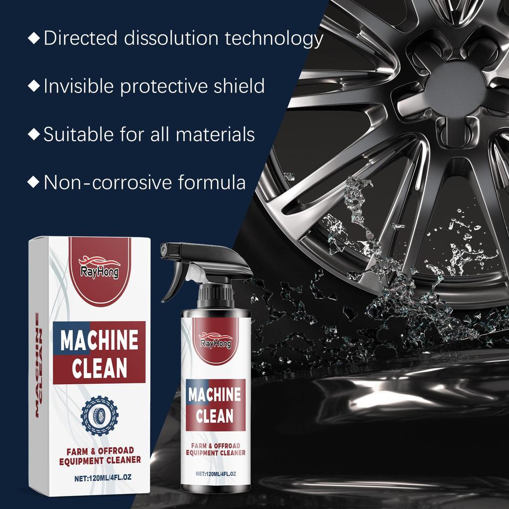 RAYHONG Car Tire Cleaner Car Wheel & Tire Dust Asphalt Non-Injury Plating Cleaner