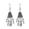 Bat Spider Dangle Earrings Women Jointed Skeleton Long Ear Drop Earrings Stud Halloween Goth Punk Costume Accessories
