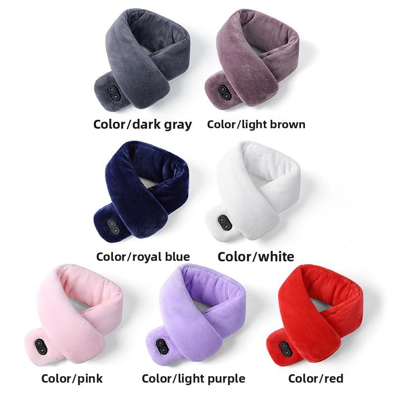 Heating Scarf Scarf Scarf Usb Heating Massage Functional Winter Warmth Middle-aged and Elderly Couples Temperature Control Electric Heating