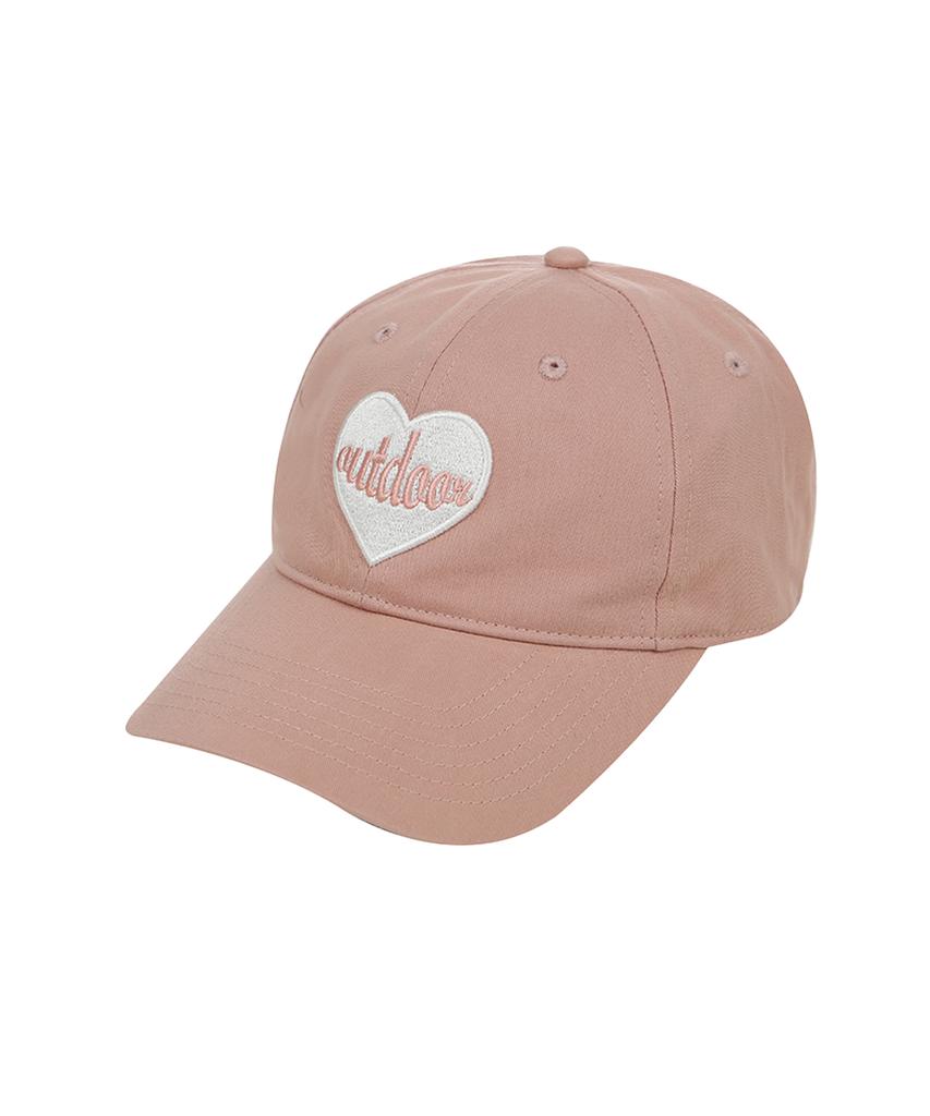 OUTDOOR PRODUCTS Heart Logo Ball Cap (Light Pink)