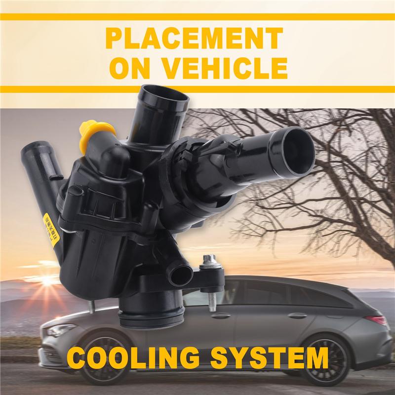 L10A A2602002900 Engine Coolant Thermostat For Mercedes Benz CLA A CLASS W177 V177 W247 C118 X118 X247