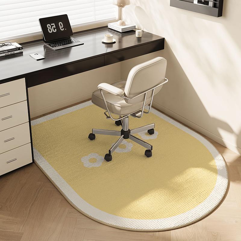Computer Chair Floor Mat, Soft And Anti-Slip, Bedroom Dressing Table Carpet, Study Desk And Chair Mat, Home Decoration