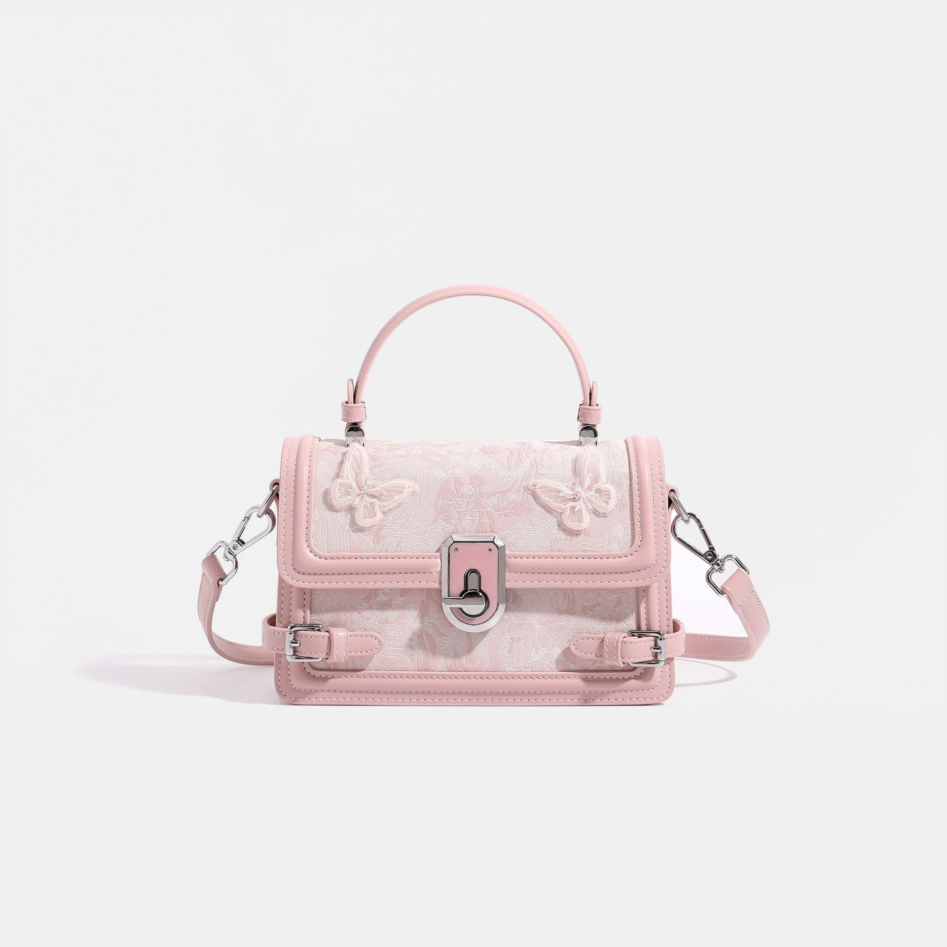 

Real Leather Girls Birthday Gift Bag, New Fashionable and Popular, Versatile Commuting Shoulder Bag, Crossbody Bag рожевий