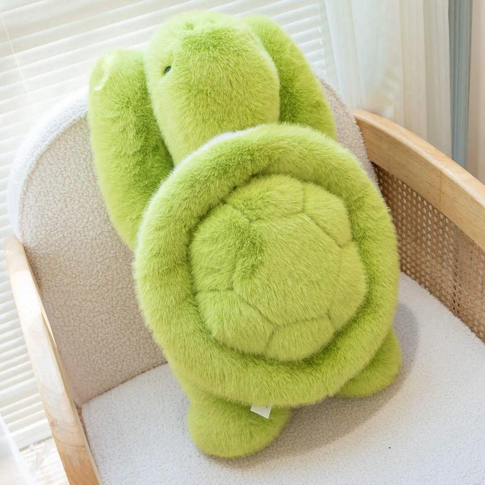 Collection Animal Sea Turtle Pillow Fluffy Turtle Animal Doll Sea Tortoise Plush Toys Car Decor