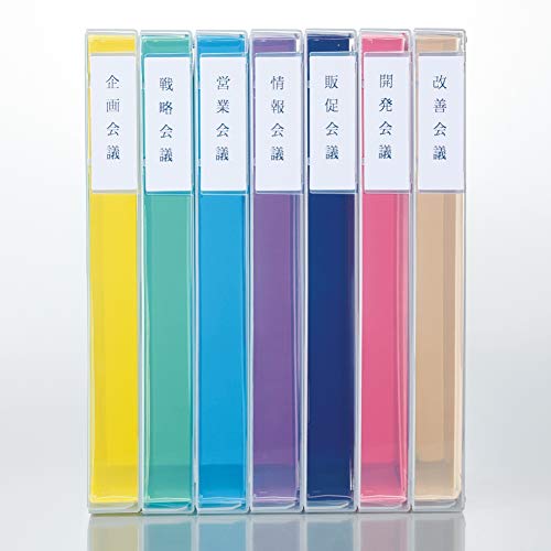 LIHIT LAB A6024-8 Document File Case Congress Case A4 Cube Fizz Blue Opaque