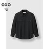 GXG Men's Textured Casual Long Sleeve Shirt Jacket