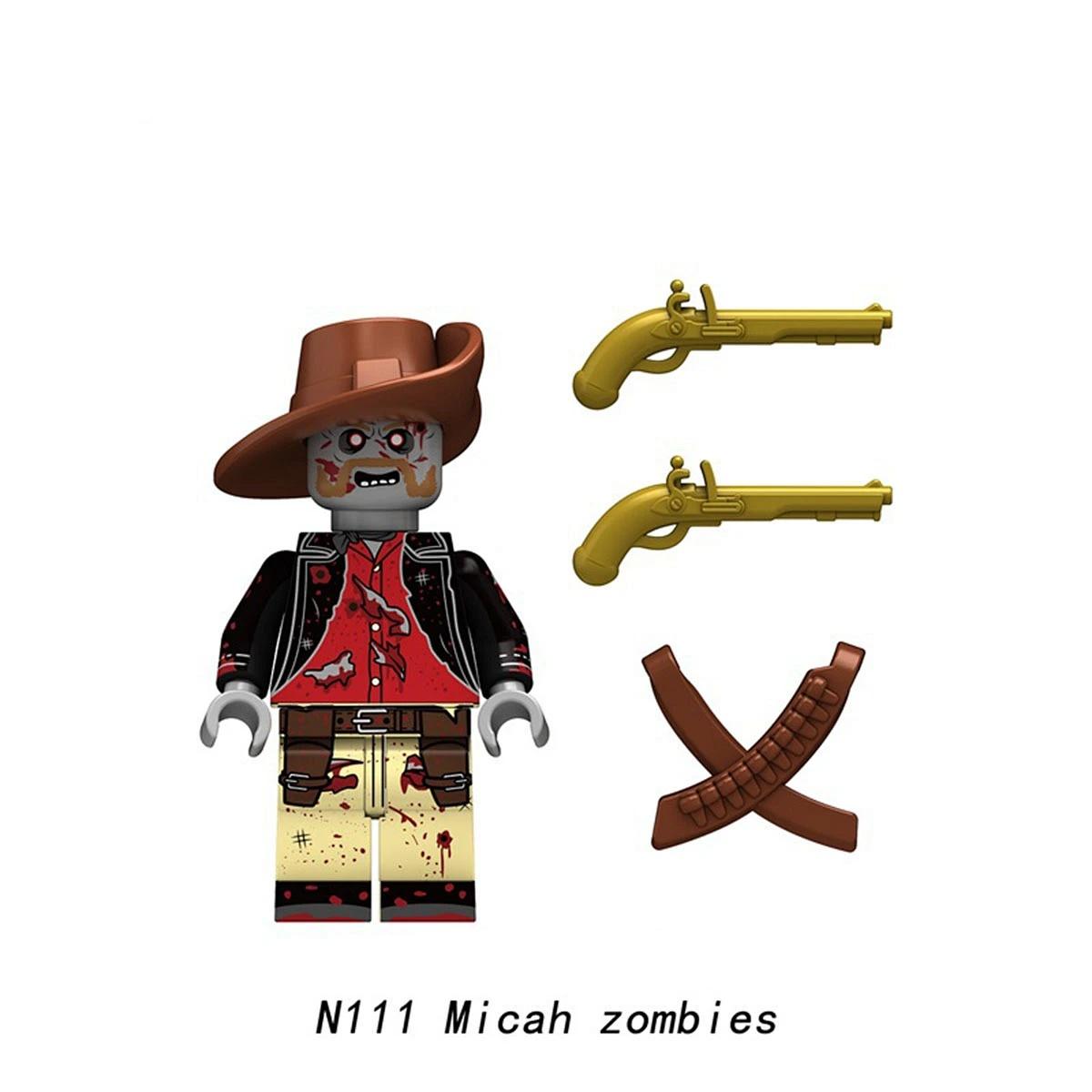 

Horror Zombie Officer President Zombie Bandit Assembly Building Block Toys