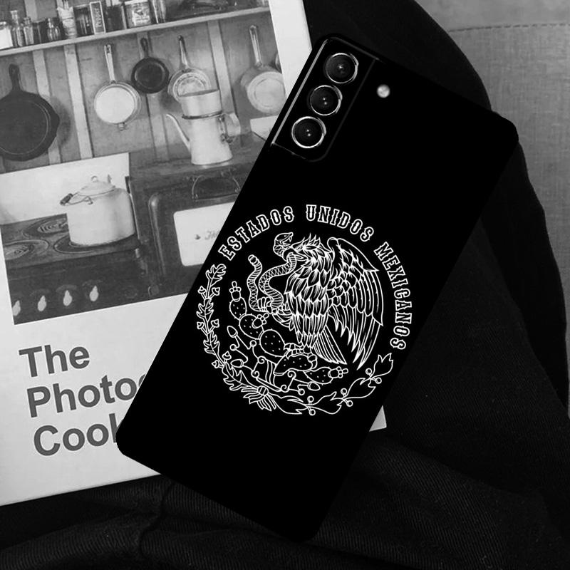 Mexico Flag Phone Case For Samsung Galaxy S24 S22 S23 Ultra S20 S21 S24 FE S9 S10 Plus Note 10 20 Ultra
