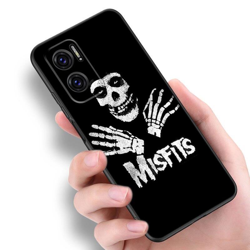 The Misfits Glenn Danzig Phone Case For Xiaomi Redmi Note 7 8 8T 9 9S 10 10S 10T 11 11S 4G 11E 11T Pro 5G Soft TPU Black Cover