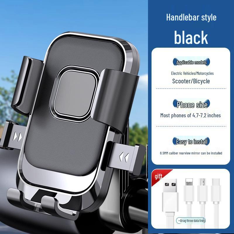 Electric Vehicle & Bike Shockproof Phone Mount for Riders