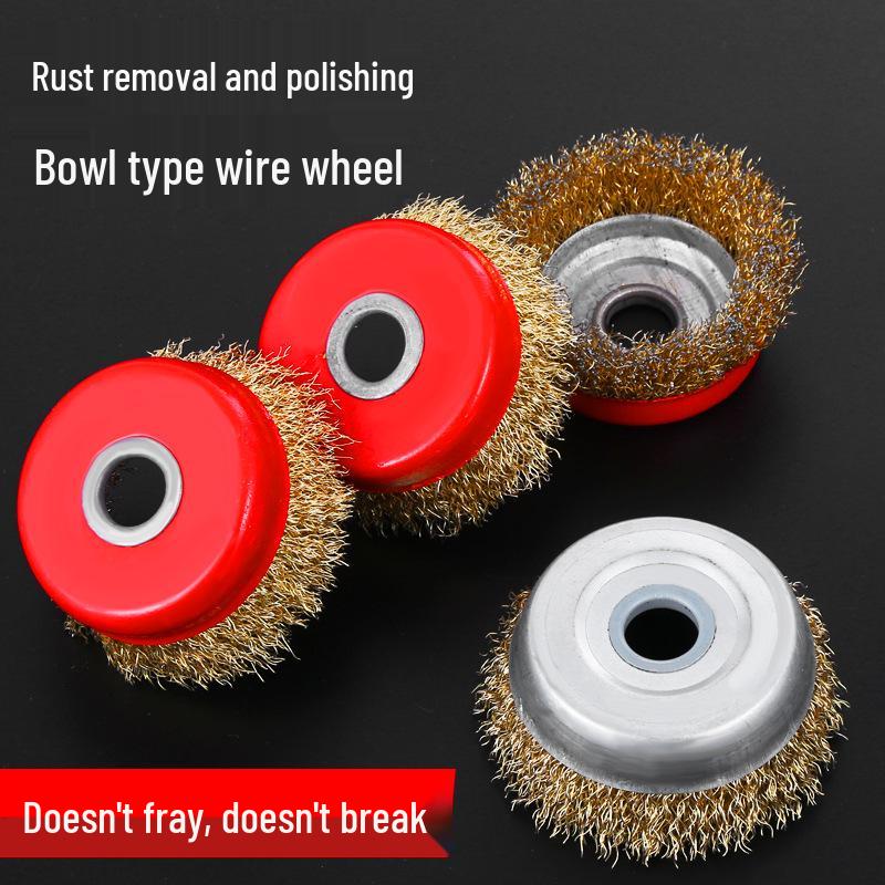 Rust Removal Steel Wire Brush Head for Angle Grinder