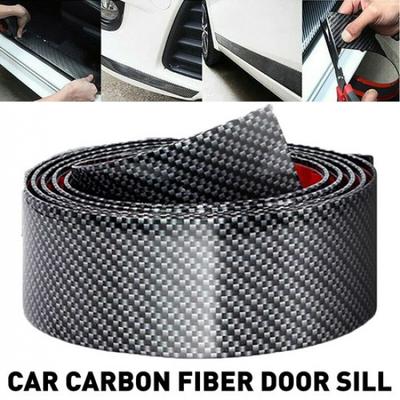 Bumper Protector Car Strip Carbon Rubber Door Moulding Edge Sticker Guard EOA