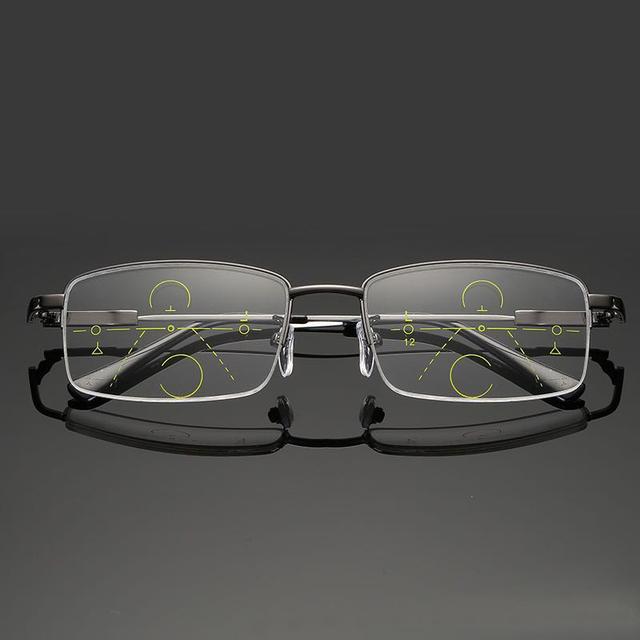 Sightto Progressive Glasses With Multifocal Lens Bifocal Reading Glasse Anti Blue Prescription Glasses Titanium Eyeglasses Frame