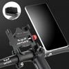1pc Antuke 360° Rotatable Aluminum Alloy Bike Phone Holder, Adjustable Anti-Slip Cycling Mount, Uncharged, Black, Phone Holder for Bike