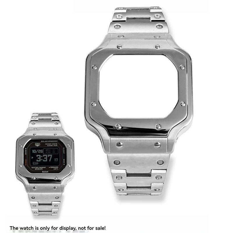 

Персоналізована модифікація ремінця DW5600 для Casio G-SHOCK DW-5600 GW-B5600 Корпус з нержавіючої сталі Браслет Ланцюжок для годинника Оболонка 5600 series