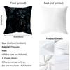 R-Raven C-Crow Movie Pillow Case Anti-Dustmite Pillowcase Invisible Zipper Silky Short Plush Sofa Cushion Cover