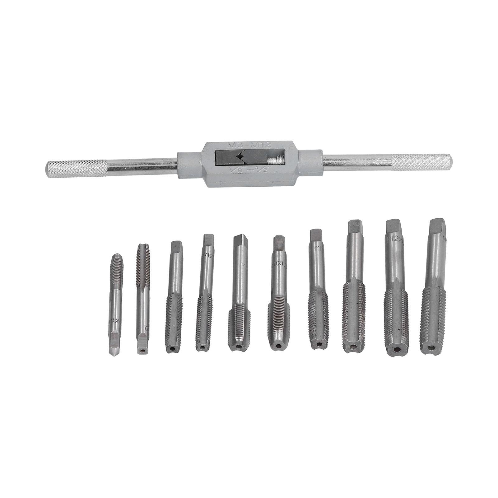 

Набор из 11 гаечных ключей для машинной ручной резьбы с регулируемой разверткой M6~M12