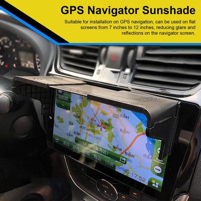 New Car GPS Sun Shade Cover Anti Glare Car Sun Visor U Niversal Navigation Hood For 7-12nch Car GPS Navigation Car Radio Player