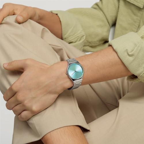 Swatch THE GLOW OF IRONY SYXS155G Watch, Gray