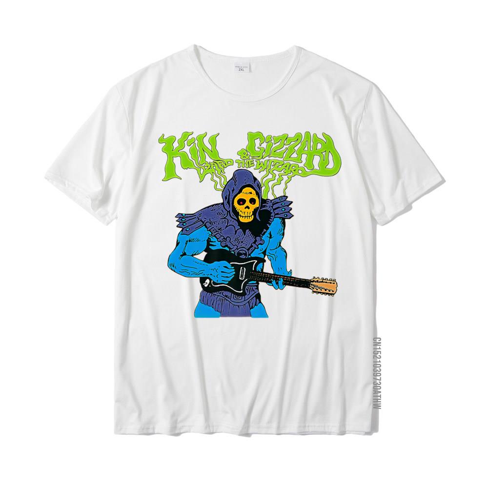 King Funny Gizzard The Lizard Gift Wizard Premium TShirt Cotton T Shirt For Men Printing Tops Shirt Plain Classic