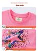 Girls' Embroidered Sequin Star Summer T-Shirt