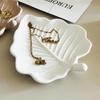 Leaf Tray Silicone Mold  DIY Jewelry Storage Plate Organizer Candle Holder Concrete Cement  Plaster Epoxy Resin Molds