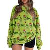 Women's Colorblock Sweatshirt Long Sleeve Round Neck Casual Comfortable Loose Lightweight Women's Sweatshirt